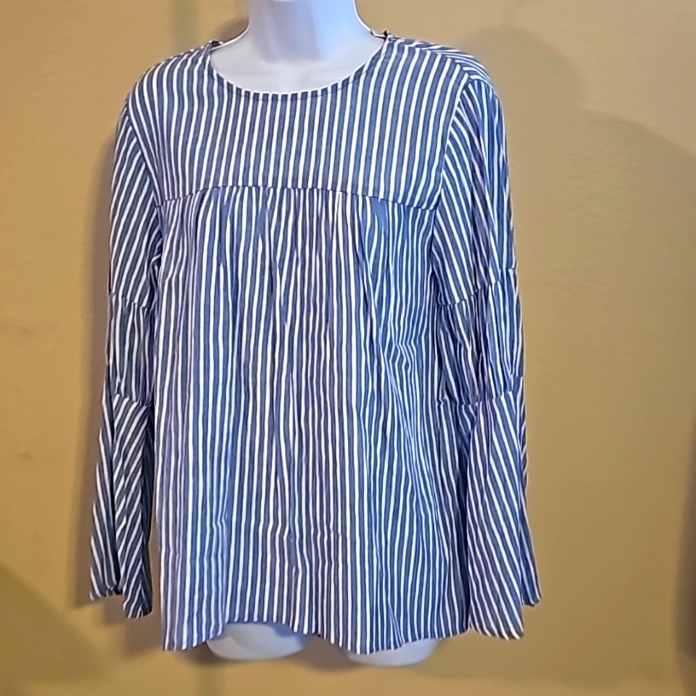 Michael Kors Long, Bell Sleeve Womens Top Sz M